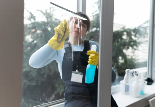 Nettoyage de vitres intérieures et extérieures à Pont-Salomon
